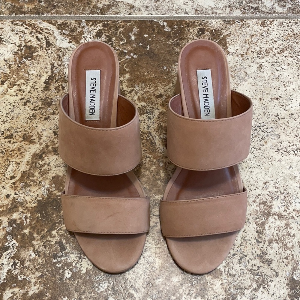 Steve Madden block heels size 7